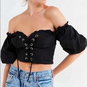 Iamgia black ayla top